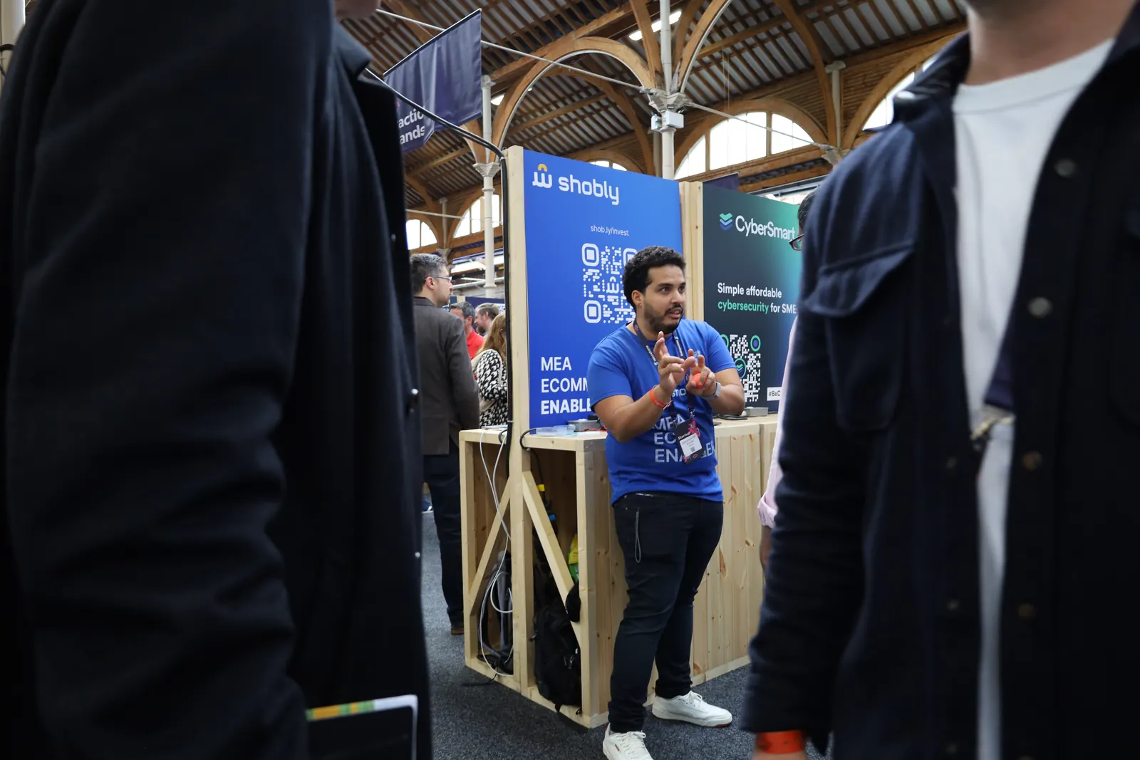 The Shobly stand at SaaStock Dublin